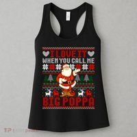 I Love It When You Call Me Big Poppa Christmas Ugly Sweater Gift Women's Tank Top thumb 3