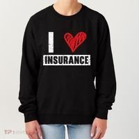 I Love Insurance Agents Occupation Job Profession Women's Sweatshirt thumb 0