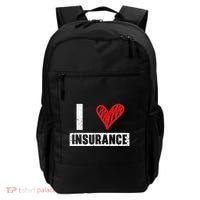 I Love Insurance Agents Occupation Job Profession Backpack thumb 0