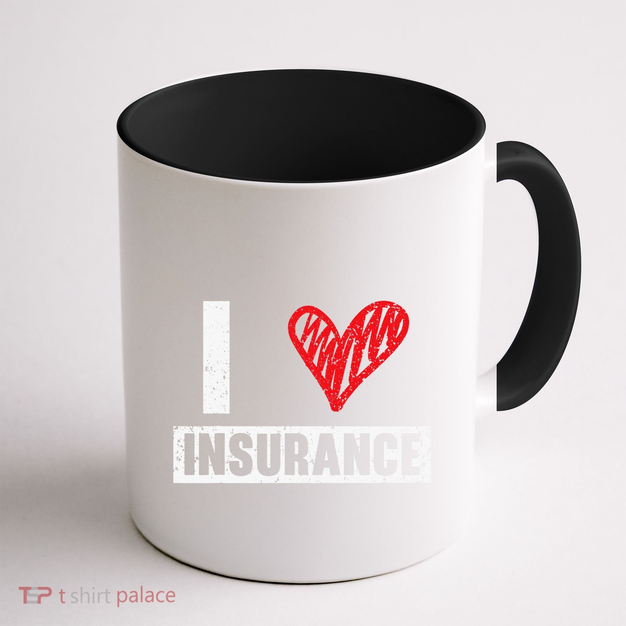 I Love Insurance Agents Occupation Job Profession Coffee Mug