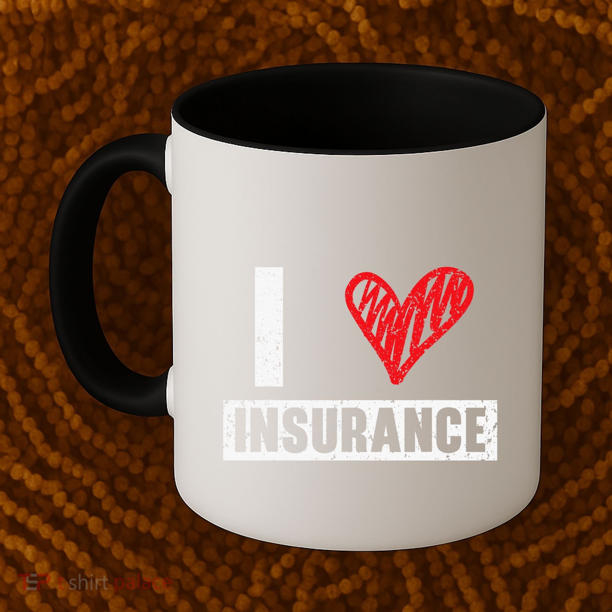 I Love Insurance Agents Occupation Job Profession Coffee Mug