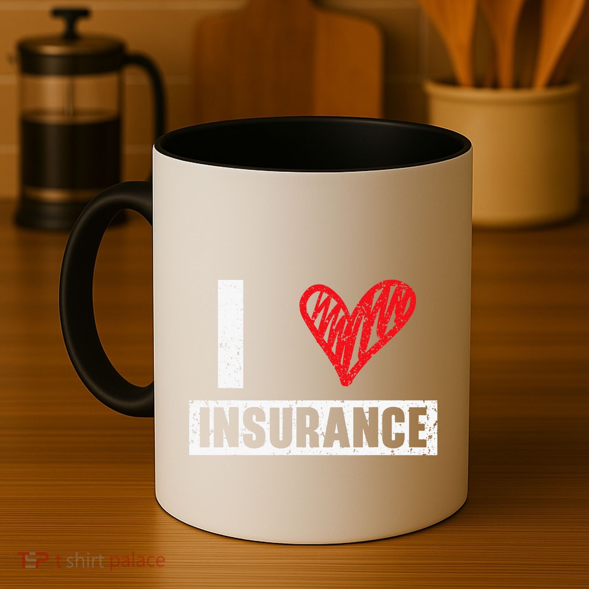 I Love Insurance Agents Occupation Job Profession Coffee Mug