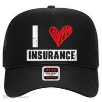 I Love Insurance Agents Occupation Job Profession Hat thumb 0