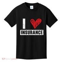 I Love Insurance Agents Occupation Job Profession Kids T-Shirt thumb 0