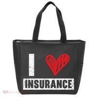 I Love Insurance Agents Occupation Job Profession Tote Bag thumb 0