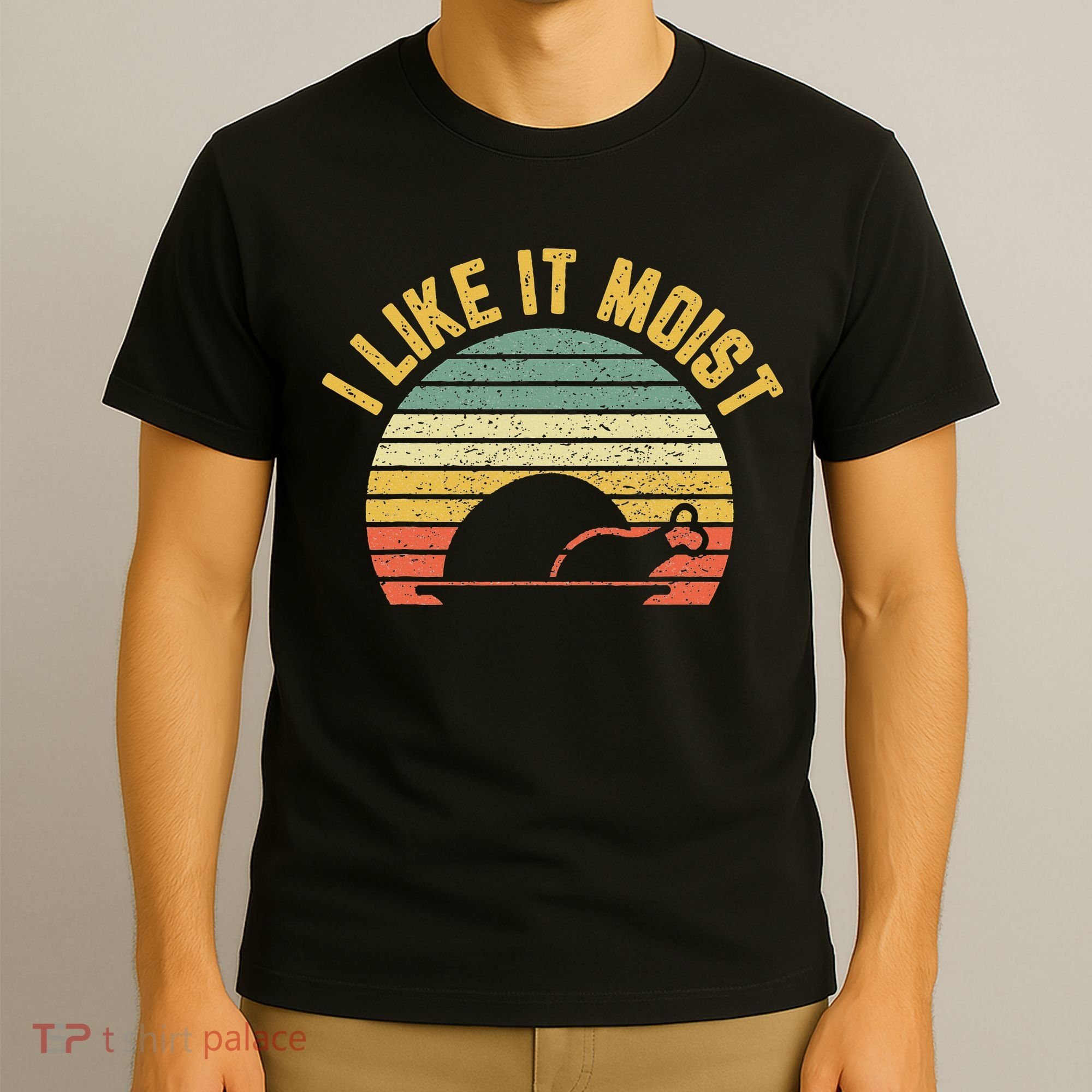 I Like It Moist Retro Funny Thanksgiving T-Shirt