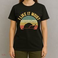 I Like It Moist Retro Funny Thanksgiving T-Shirt thumb 4