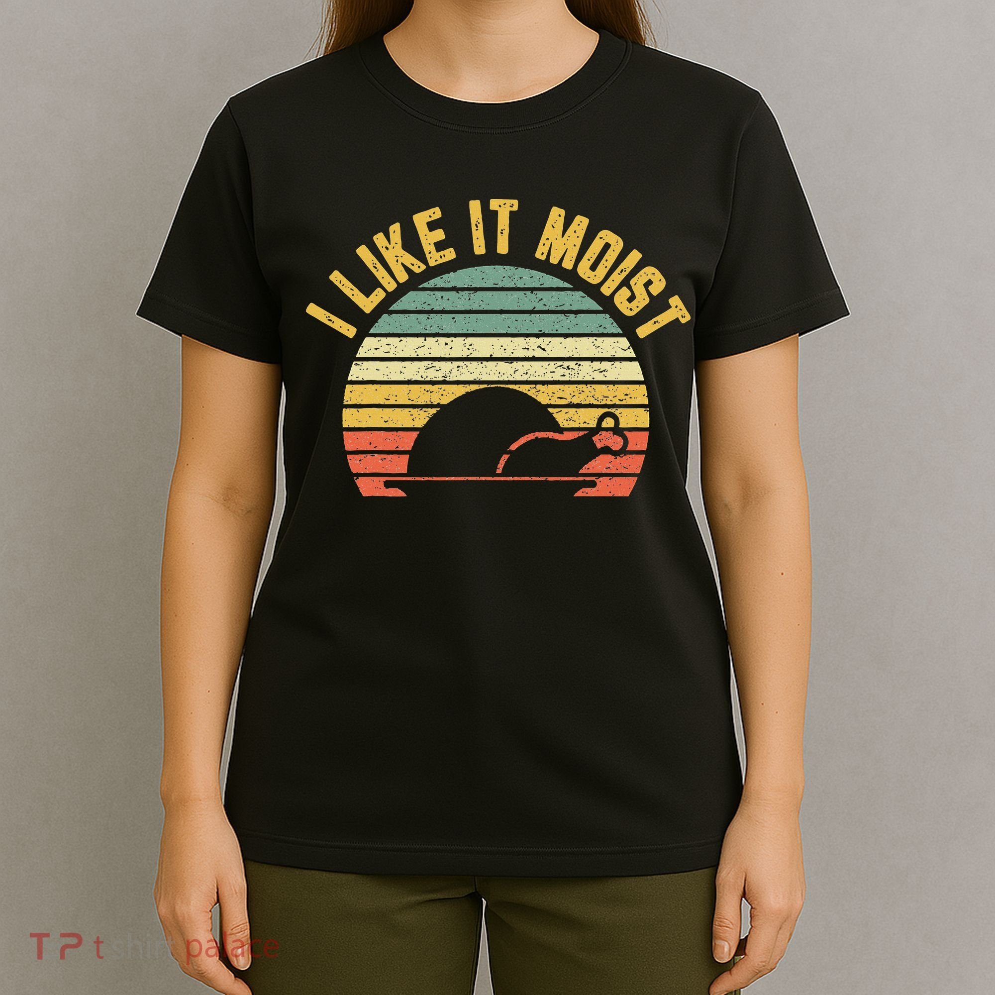 I Like It Moist Retro Funny Thanksgiving T-Shirt