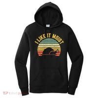 I Like It Moist Retro Funny Thanksgiving Women's Hoodie thumb 0