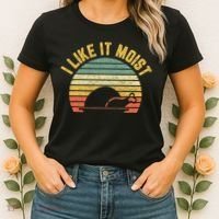 I Like It Moist Retro Funny Thanksgiving Women's T-Shirt thumb 2