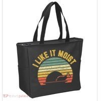 I Like It Moist Retro Funny Thanksgiving Tote Bag thumb 2