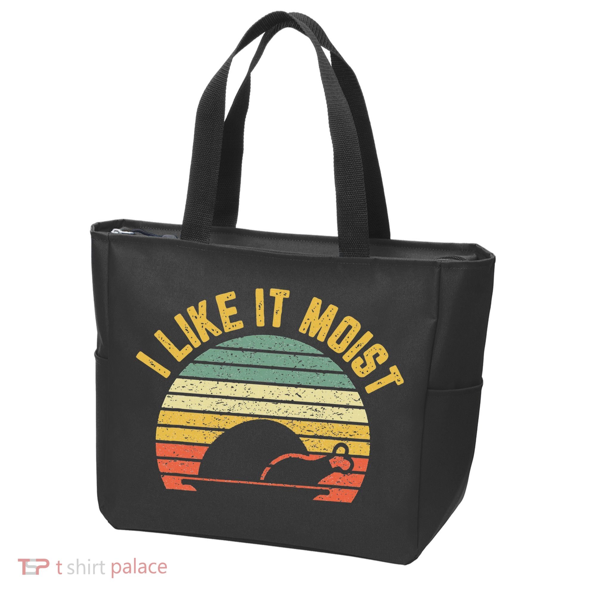 I Like It Moist Retro Funny Thanksgiving Tote Bag