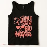I Love It When You Call Me Big Hoppa Bunny Easter Day Tank Top thumb 2