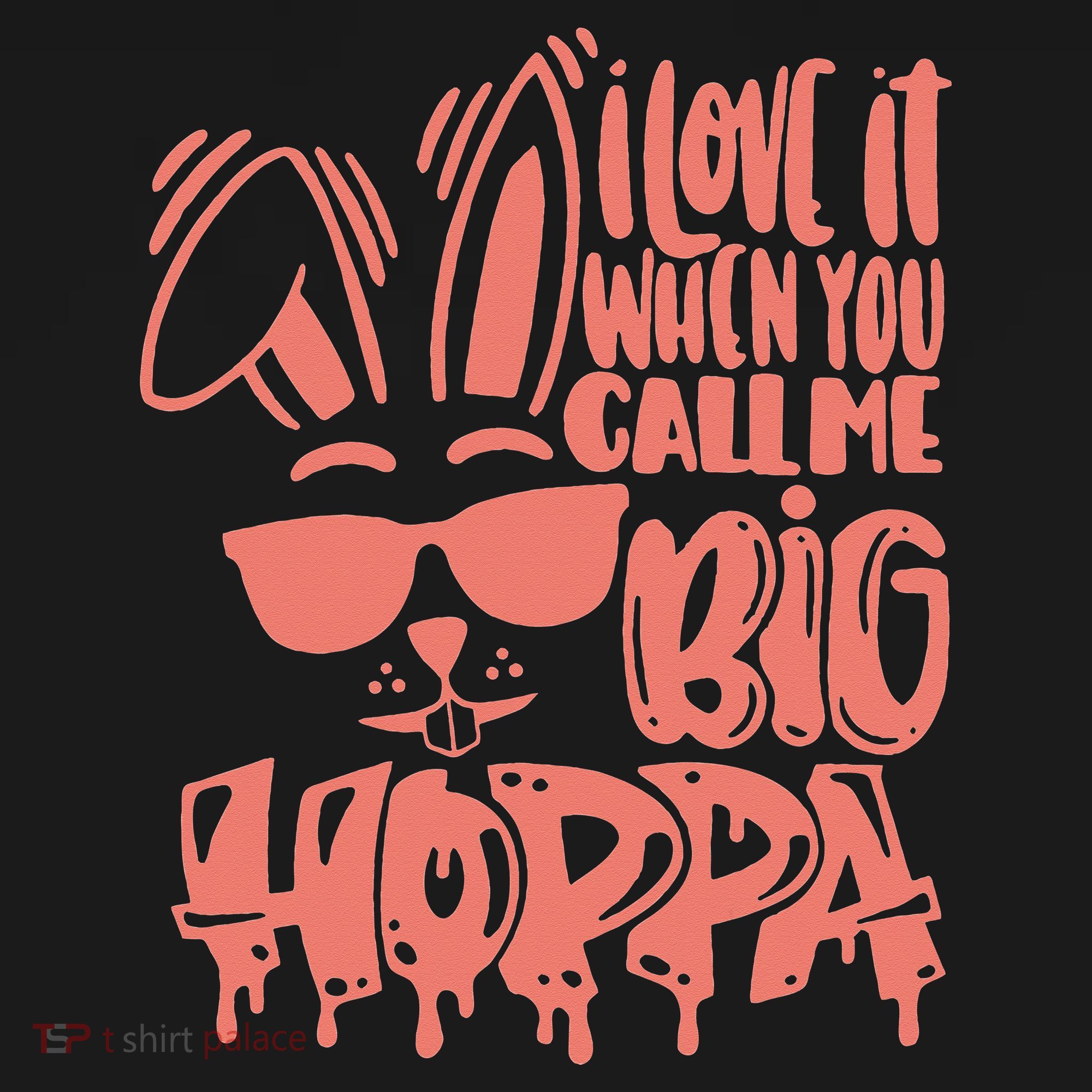 I Love It When You Call Me Big Hoppa Bunny Easter Day Visor