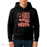 I Love It When You Call Me Big Hoppa Bunny Easter Day Kids Hoodie thumb 4
