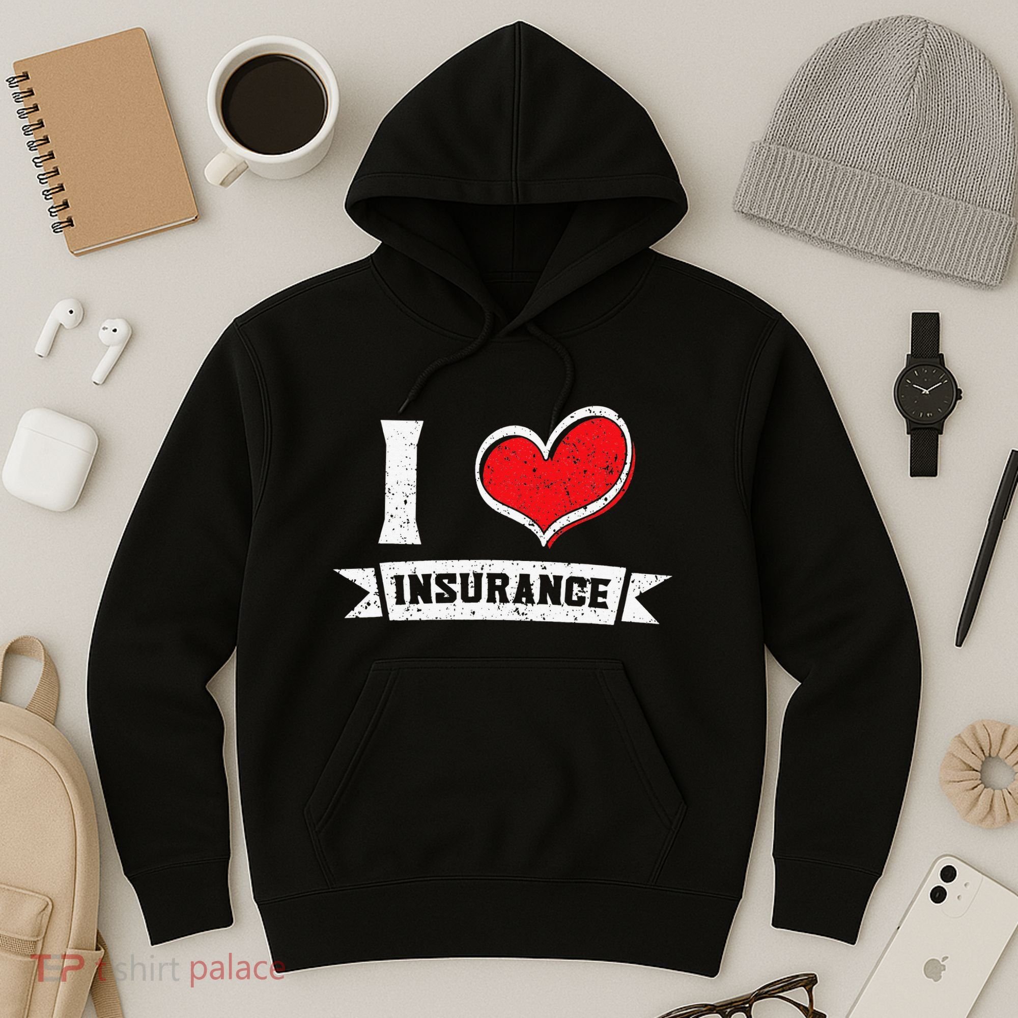 I Love Insurance Agents Occupation Job Profession Hoodie