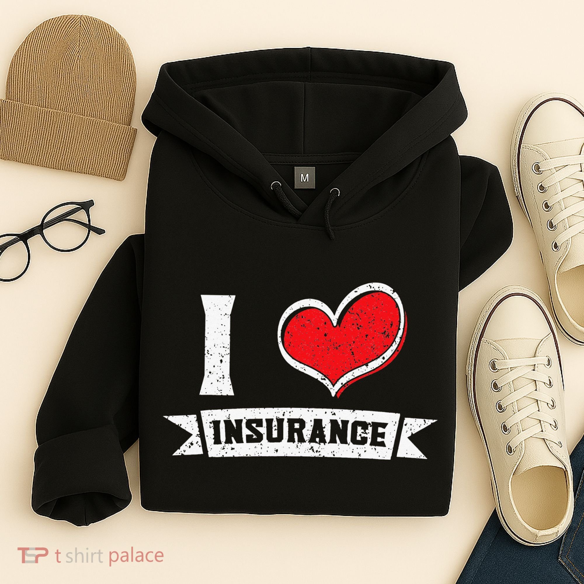 I Love Insurance Agents Occupation Job Profession Hoodie