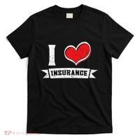 I Love Insurance Agents Occupation Job Profession T-Shirt thumb 0