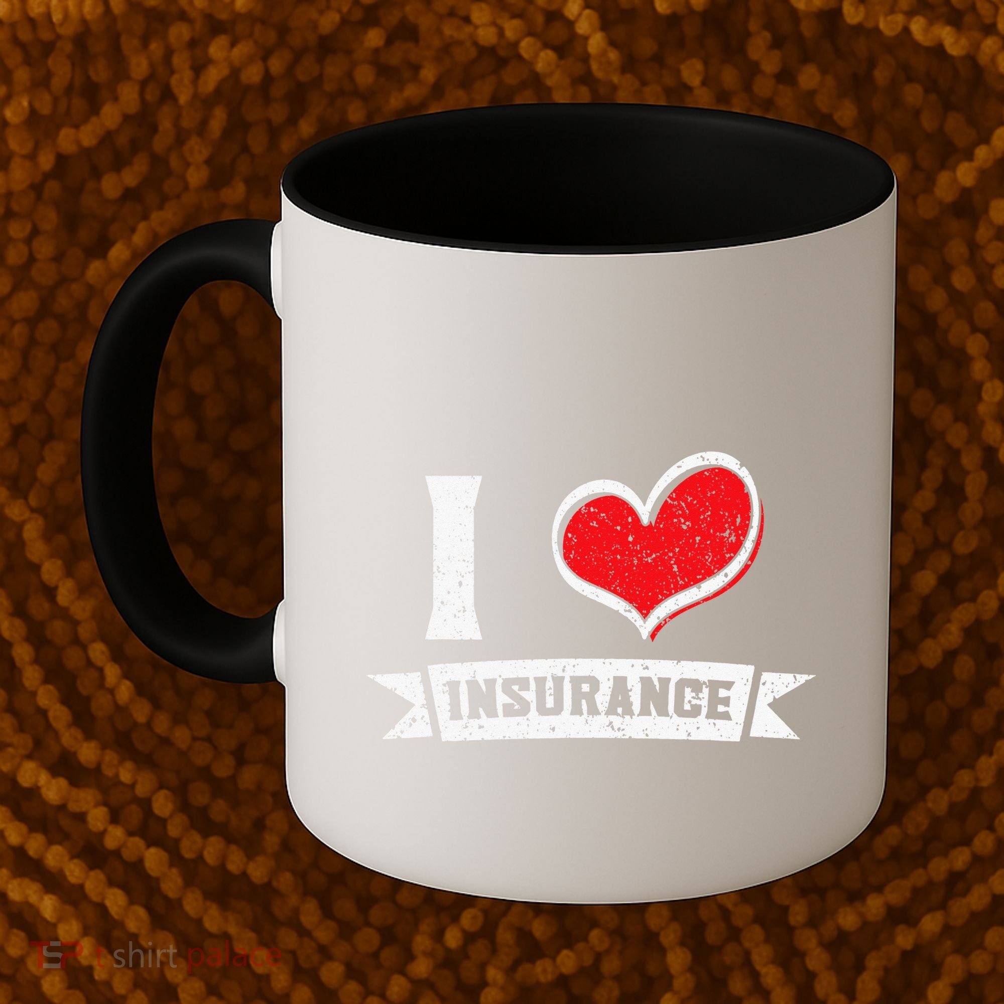 I Love Insurance Agents Occupation Job Profession Coffee Mug