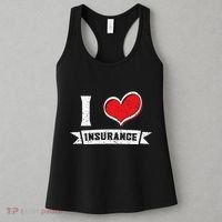 I Love Insurance Agents Occupation Job Profession Women's Tank Top thumb 3
