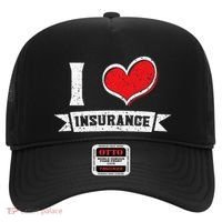 I Love Insurance Agents Occupation Job Profession Hat thumb 0