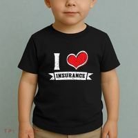 I Love Insurance Agents Occupation Job Profession Toddler T-Shirt thumb 2