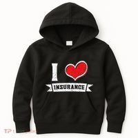I Love Insurance Agents Occupation Job Profession Kids Hoodie thumb 0