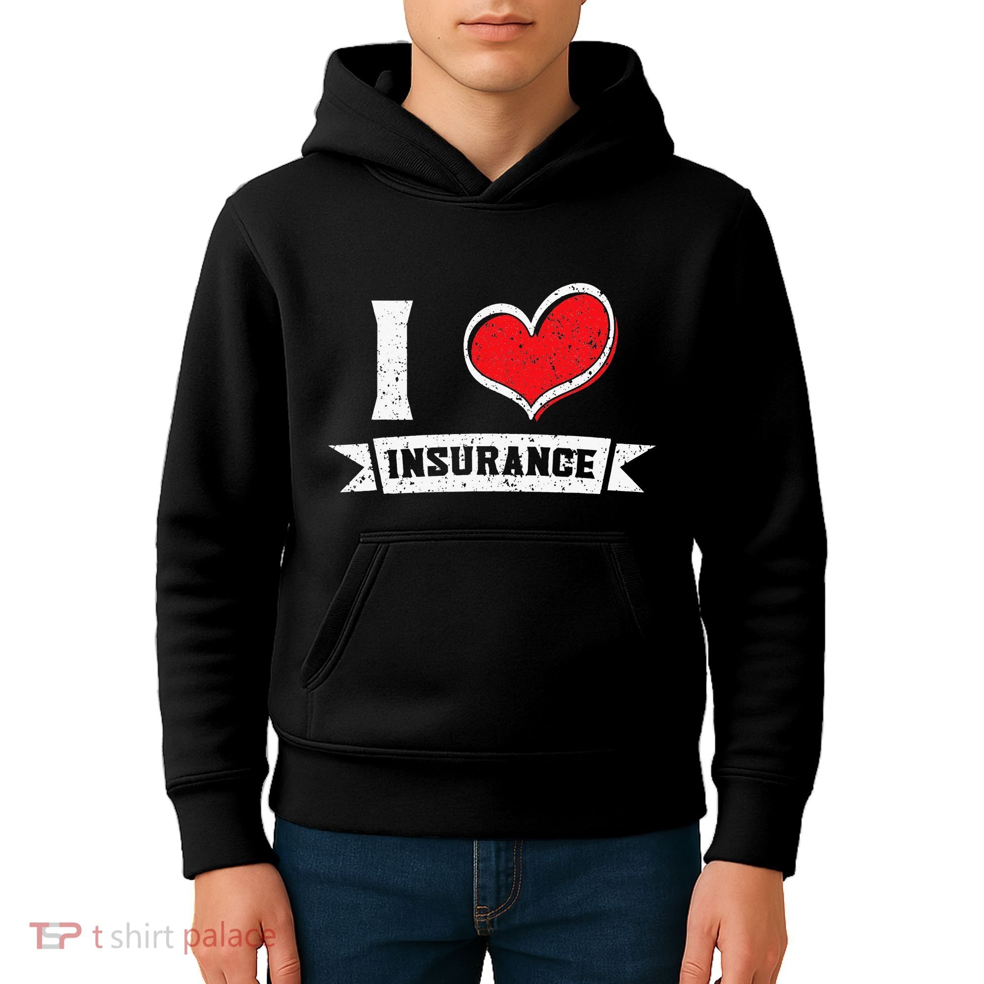 I Love Insurance Agents Occupation Job Profession Kids Hoodie