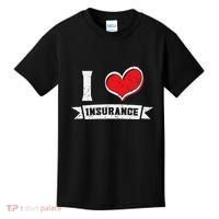 I Love Insurance Agents Occupation Job Profession Kids T-Shirt thumb 0