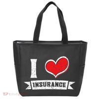 I Love Insurance Agents Occupation Job Profession Tote Bag thumb 0