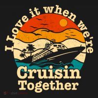 I Love It When We're Cruisin Together Cruising Lover Cruiser Funny Gift Women's Hoodie thumb 2