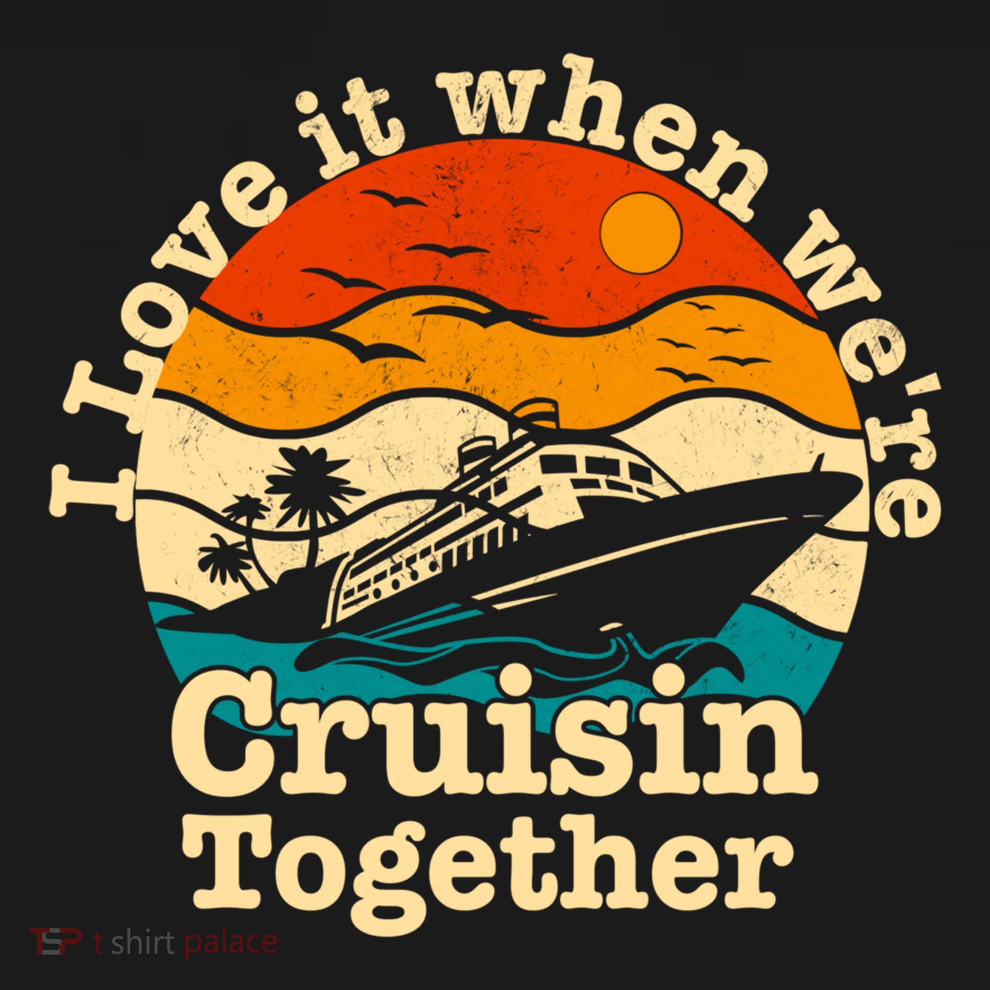 I Love It When We're Cruisin Together Cruising Lover Cruiser Funny Gift Women's Hoodie