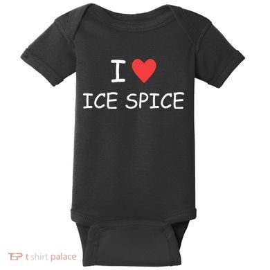 I Love Ice Spice Baby Bodysuit