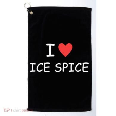 I Love Ice Spice Golf Towel