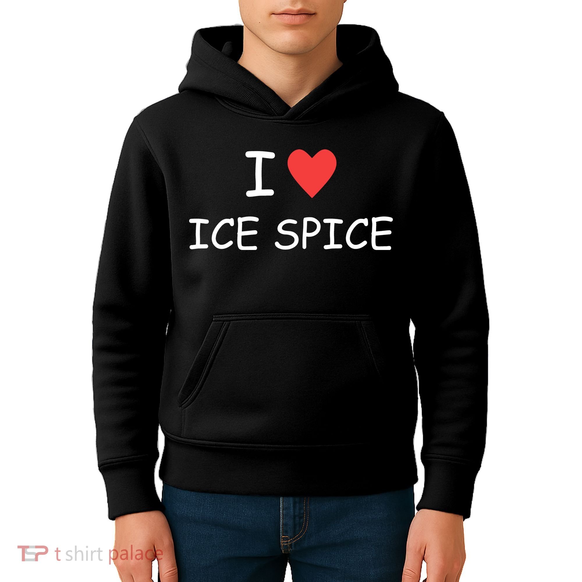 I Love Ice Spice Kids Hoodie
