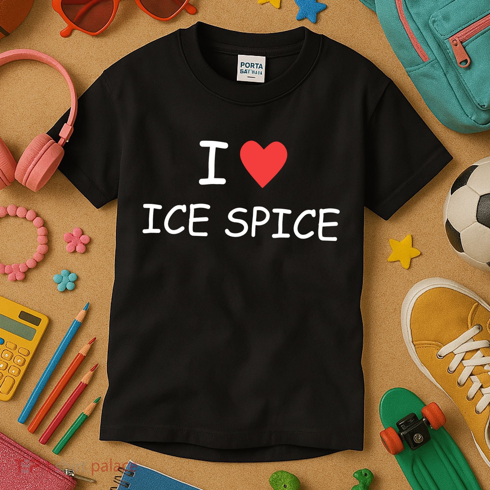 I Love Ice Spice Kids T-Shirt