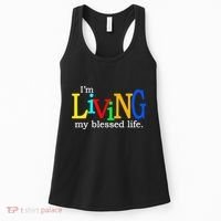 IM Living In My Blessed Life Women's Tank Top thumb 0