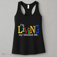 IM Living In My Blessed Life Women's Tank Top thumb 3
