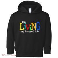 IM Living In My Blessed Life Toddler Hoodie thumb 0