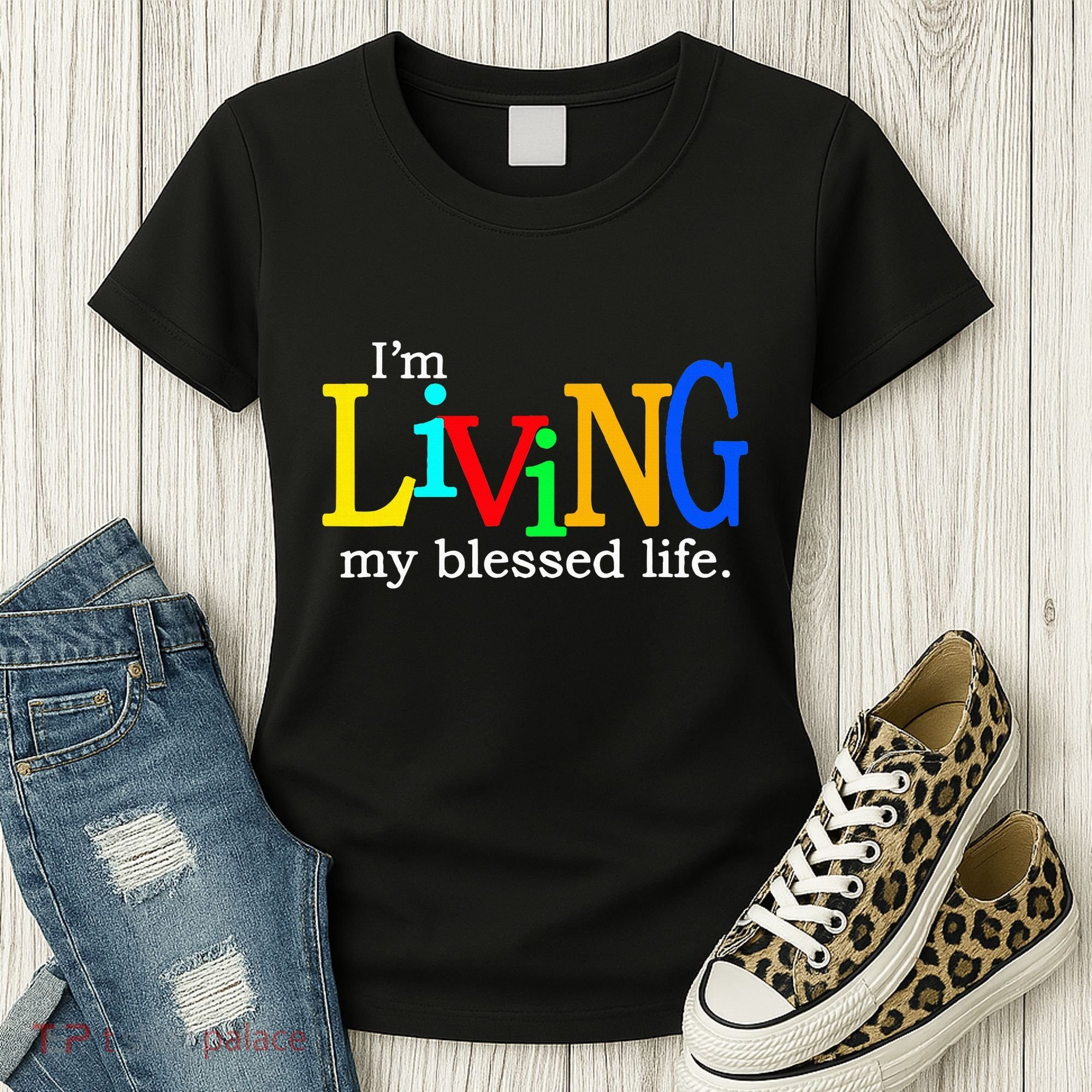 IM Living In My Blessed Life Women's T-Shirt