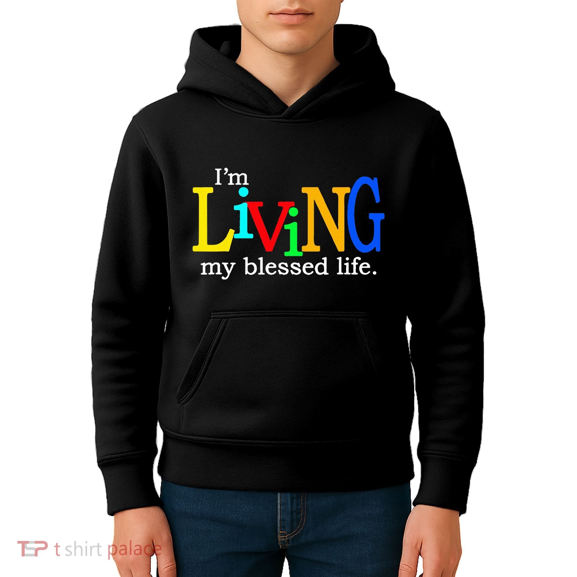 IM Living In My Blessed Life Kids Hoodie
