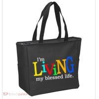 IM Living In My Blessed Life Tote Bag thumb 2