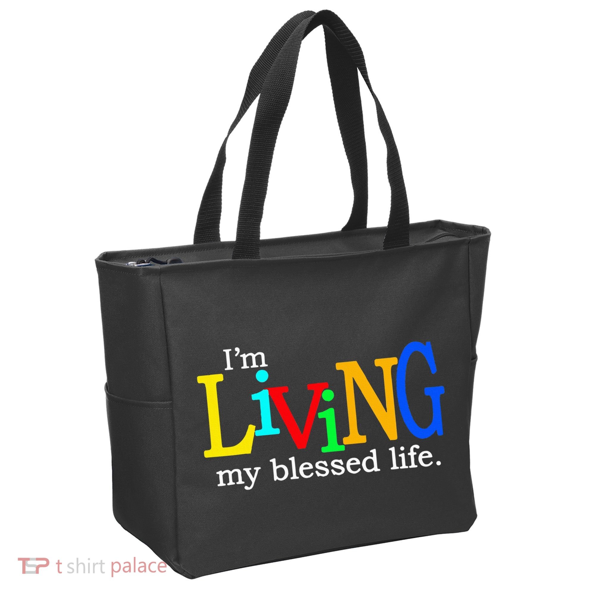 IM Living In My Blessed Life Tote Bag