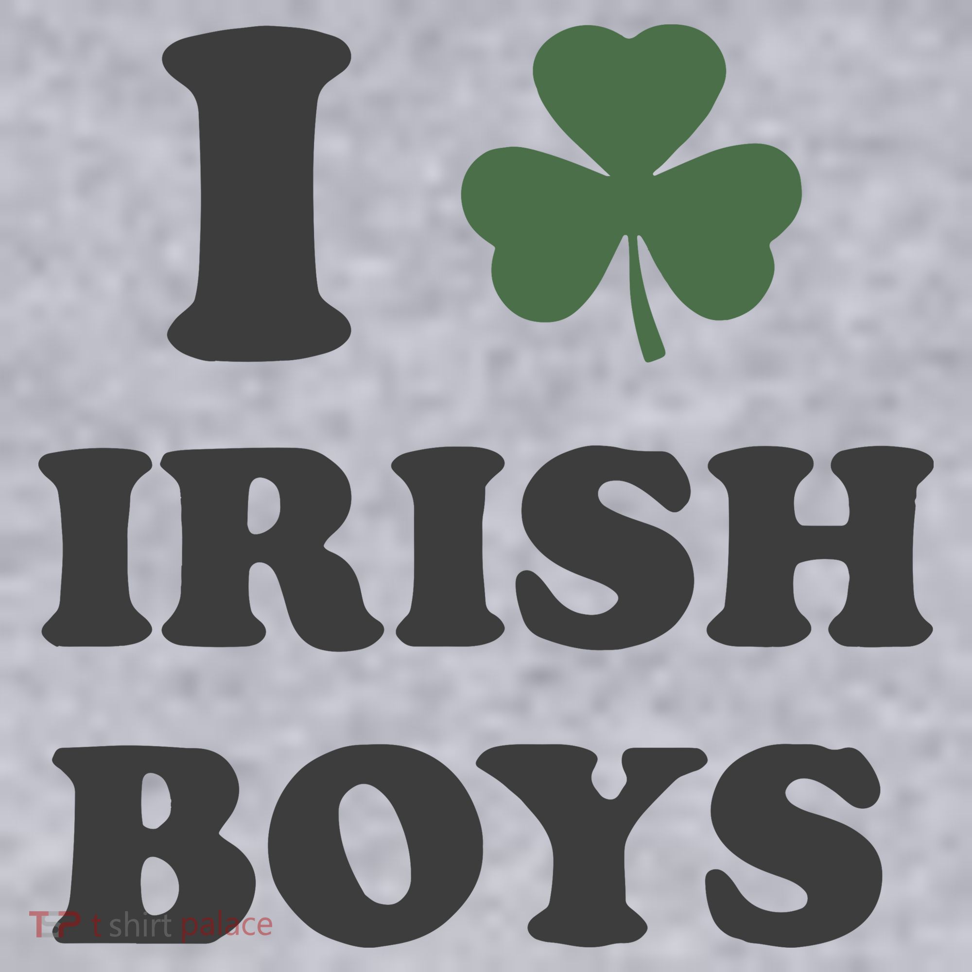 I Love Irish Boy St Patricks Day Women's Sweatshirt