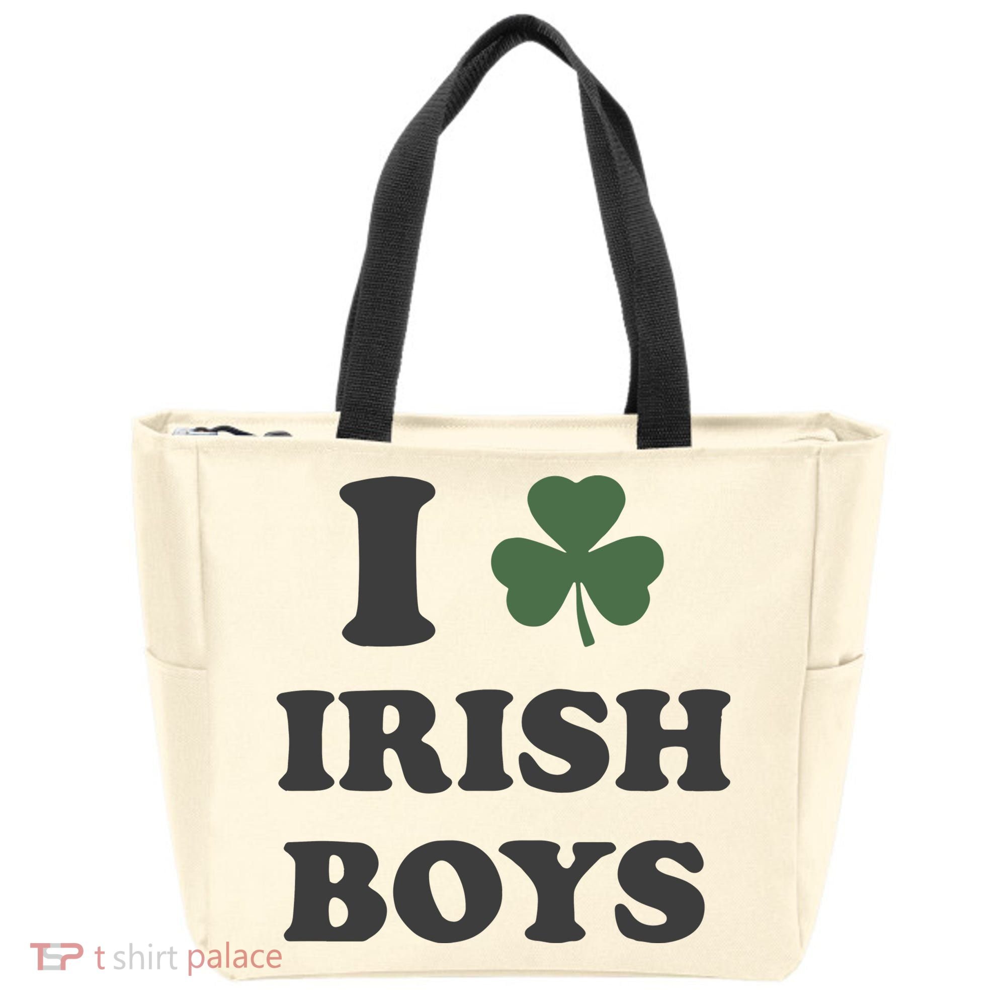 I Love Irish Boy St Patricks Day Tote Bag