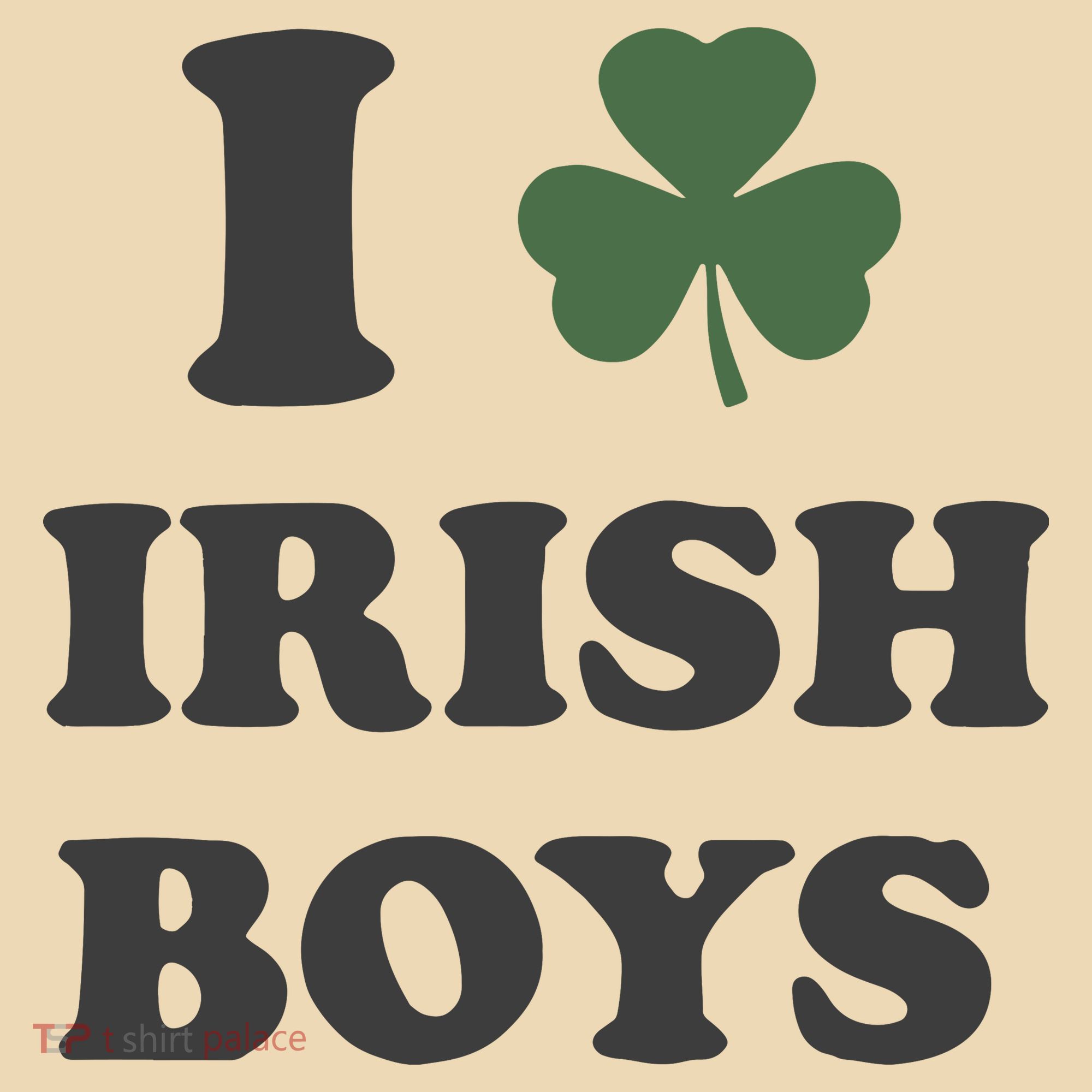 I Love Irish Boy St Patricks Day Tote Bag