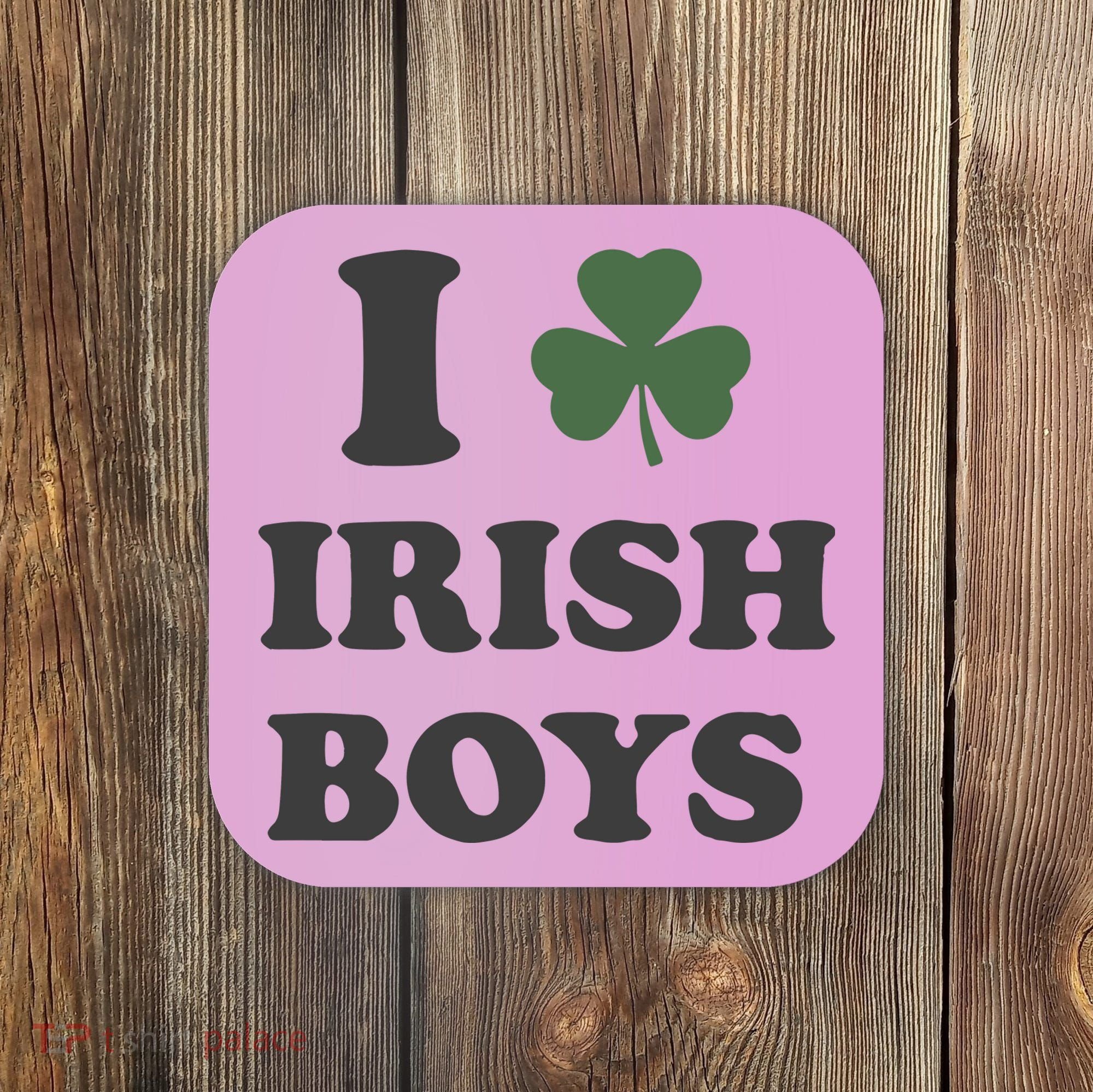 I Love Irish Boy St Patricks Day Coaster