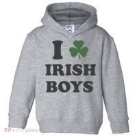I Love Irish Boy St Patricks Day Toddler Hoodie thumb 0