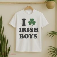 I Love Irish Boy St Patricks Day T-Shirt thumb 2