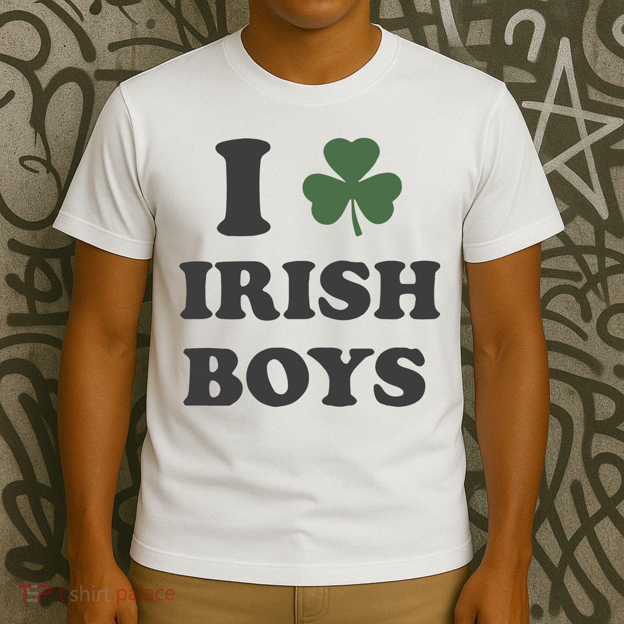 I Love Irish Boy St Patricks Day T-Shirt